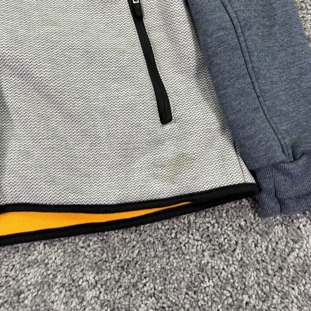 Rip Curl Sweatshirt Mens Large Blue Gray Anti Series Hooded Zip Outdoor Fleece - Picture 4 of 12